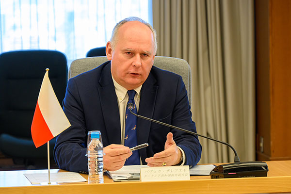 ザレフスキ・ポーランド国防副大臣との会談