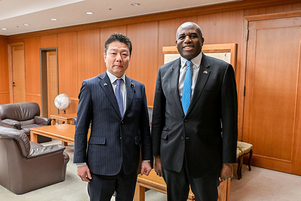 ラミー英国外務・英連邦・開発大臣との懇談