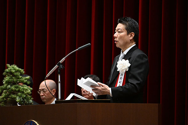 防衛医科大学校入校式への出席
