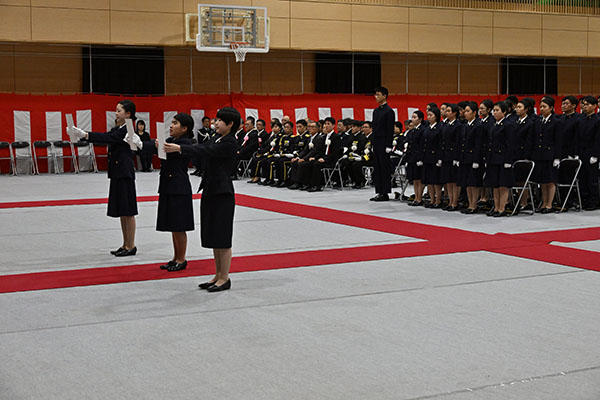 防衛医科大学校入校式への出席