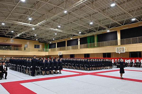 防衛医科大学校入校式への出席