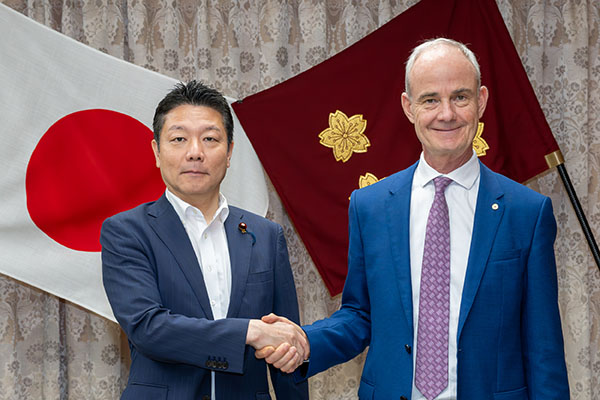 赤十字国際委員会（ICRC）副総裁の当省訪問