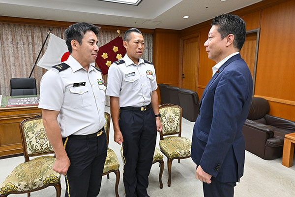 UNMISS司令部要員の辞令交付式