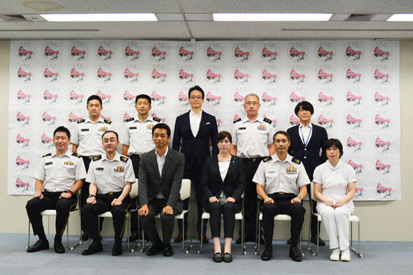 自衛隊東京大規模接種会場の視察