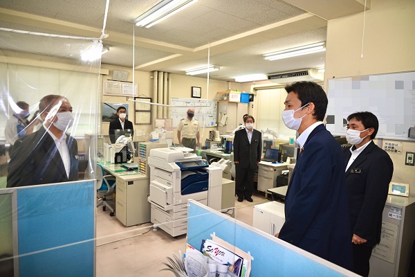 自衛隊群馬地方協力本部の視察