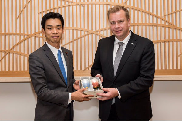 カイッコネン・フィンランド国防大臣との懇談