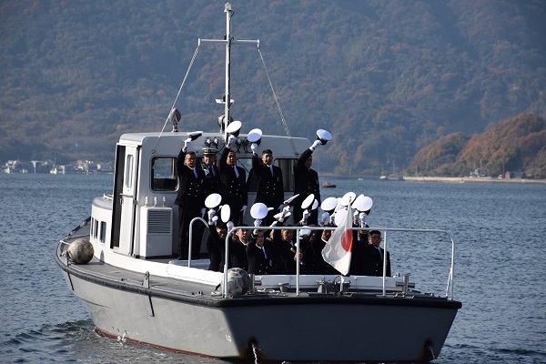 海上自衛隊幹部候補生学校卒業式への出席等