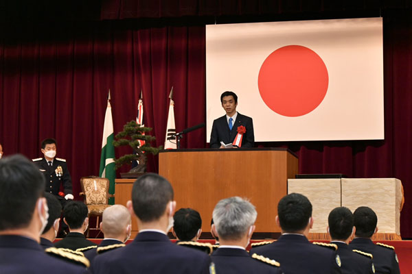 自衛隊高級課程合同卒業式