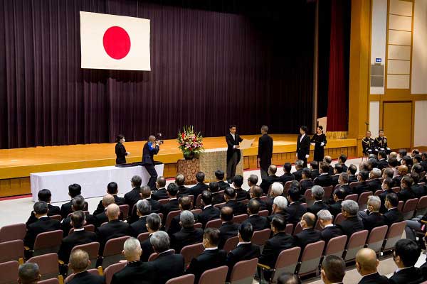 第40回危険業務従事者叙勲勲章伝達式への出席