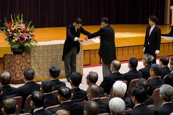 第40回危険業務従事者叙勲勲章伝達式への出席