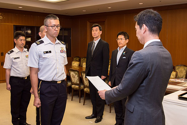 辞令交付