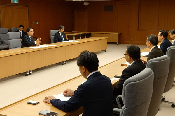 北海道倶知安町長及び同町議会議長等からの表敬