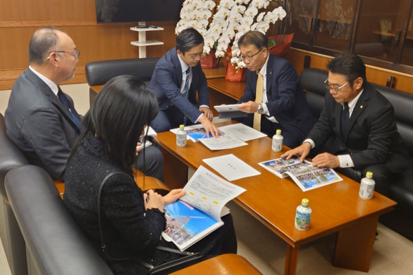 長崎県島原市長及び同市議会議長からの表敬