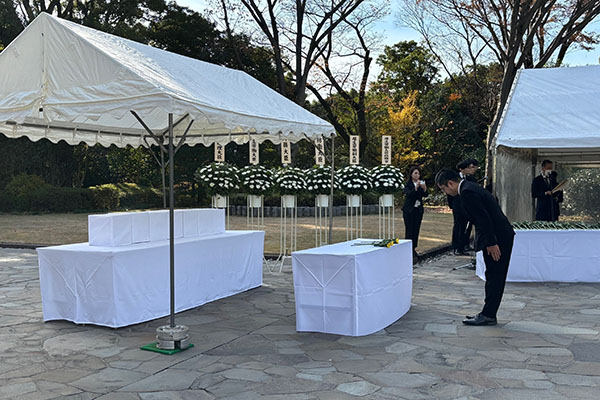 ビスマーク・ソロモン諸島戦没者遺骨引渡式