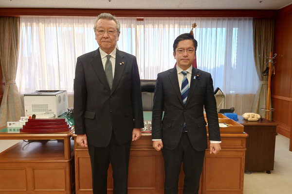 長崎県佐世保市議会議員からの表敬