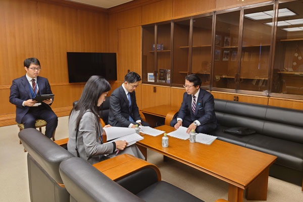 神田潤一議員（衆・自）からの要請