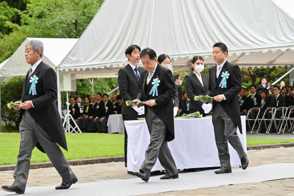 千鳥ヶ淵戦没者墓苑拝礼式への参列