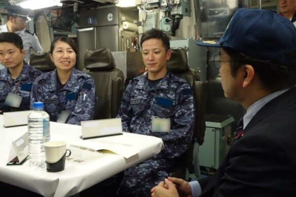 部隊視察