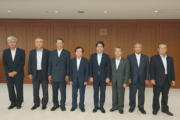 青森県六ケ所村長及び同村議会副議長等からの表敬