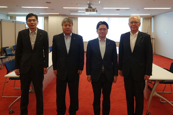 青森県三沢市副市長及び同市議会議長等からの表敬