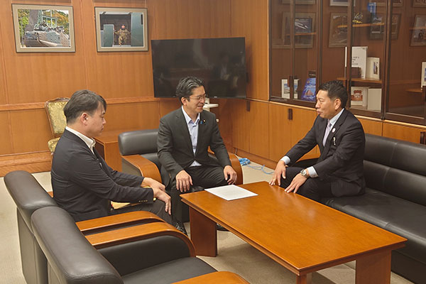 長崎県大村市長からの表敬