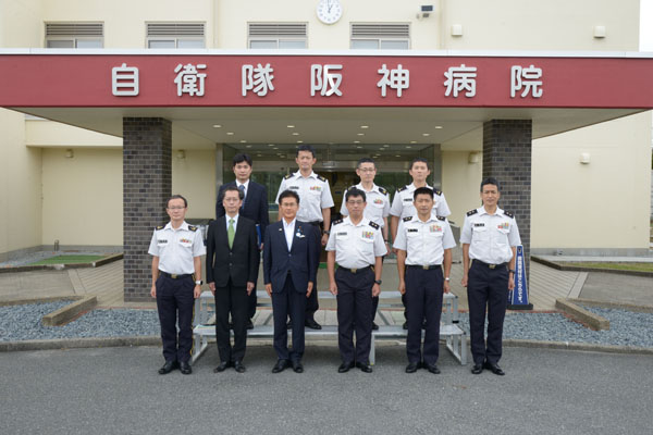 自衛隊阪神病院の視察