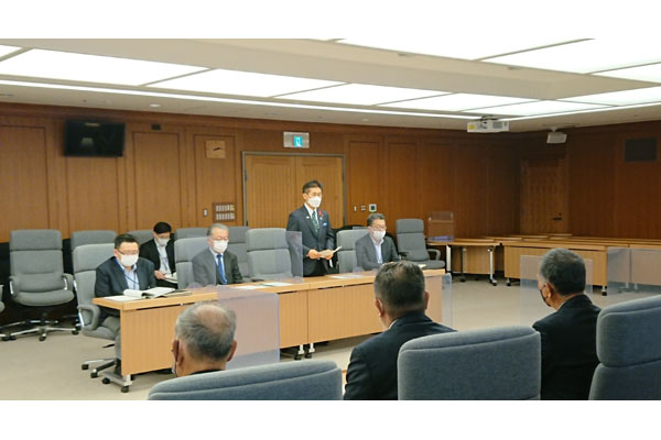沖縄県宜野座村長等からの表敬