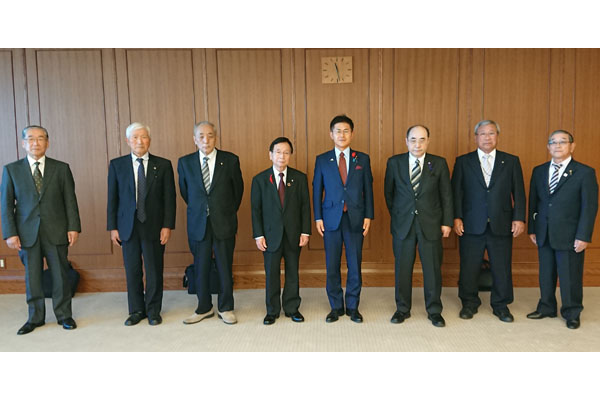 青森県六ヶ所村長及び同村議会議長等からの表敬