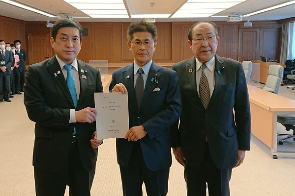鹿児島県知事及び鹿児島県開発促進協議会からの要請