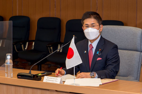 欧州議会安全保障・防衛小委員会代表団の防衛省訪問