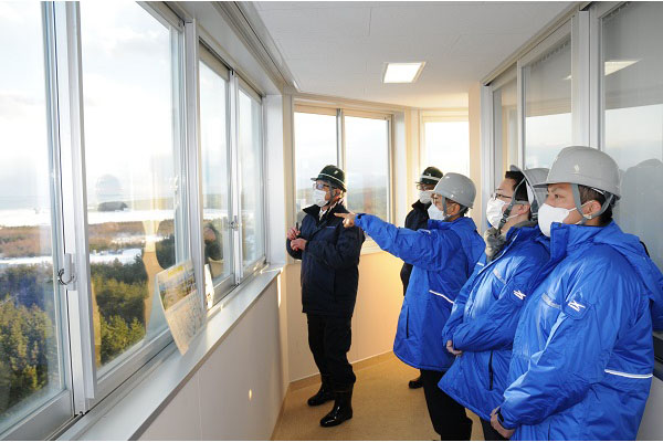 防衛装備庁下北試験場の視察