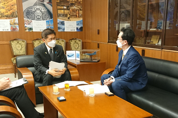 青森県青森市長からの要請
