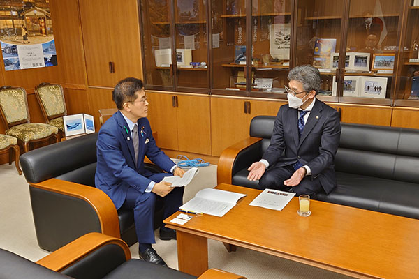 岩手県滝沢市長からの要請
