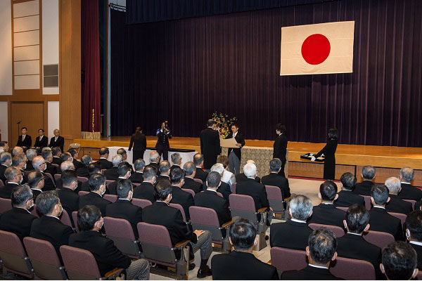 令和5年春の叙勲及び第40回危険業務従事者叙勲勲章伝達式への出席