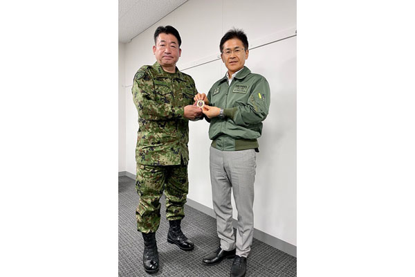 部隊視察