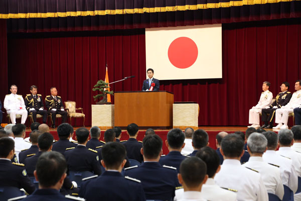 自衛隊高級課程合同卒業式への出席