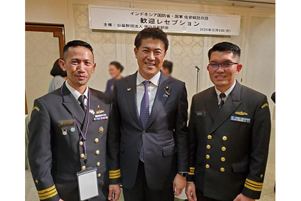 インドネシア国防省・国軍佐尉官級訪日団歓迎レセプションへの出席