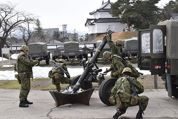 部隊視察