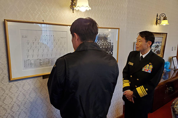 部隊視察