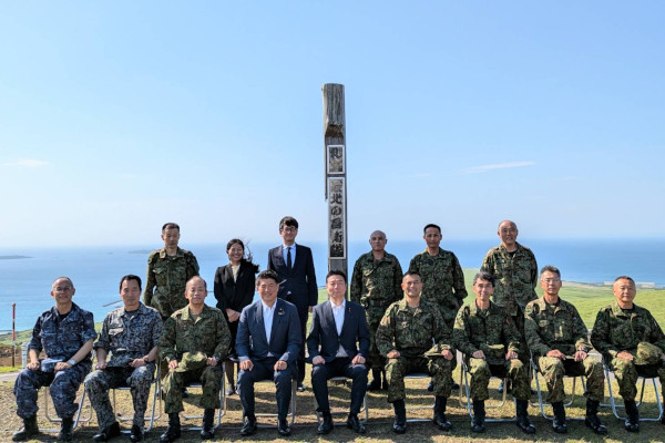 部隊視察