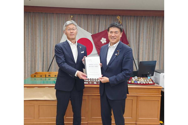 新潟県柏崎市長からの要請