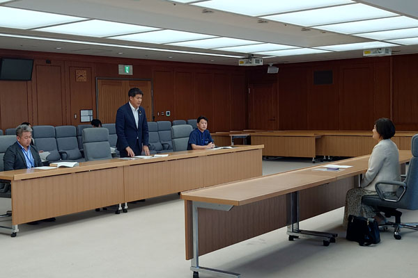 群馬県榛東村長からの要請