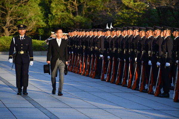 松本防衛大臣政務官着任式