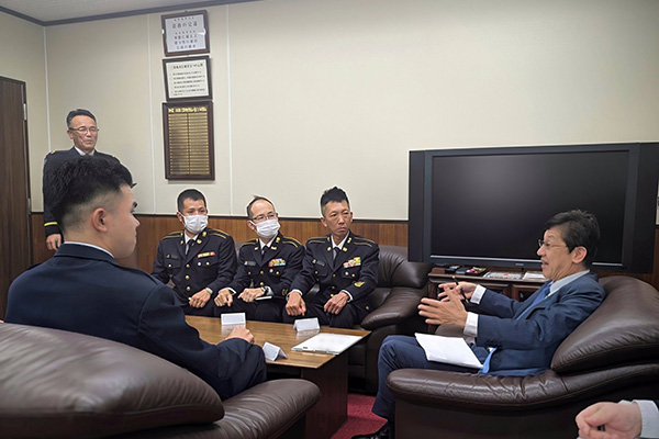 部隊等視察