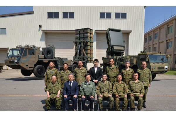 陸上自衛隊高射学校の視察