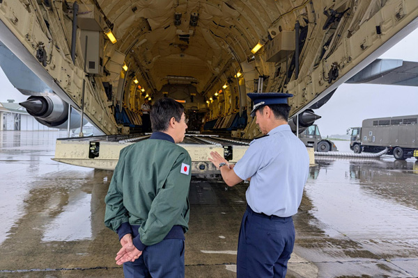 部隊等視察