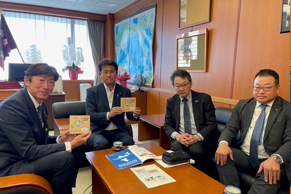 岩本参議院議員及び北海道漁業協同組合連合会による三宅政務官表敬