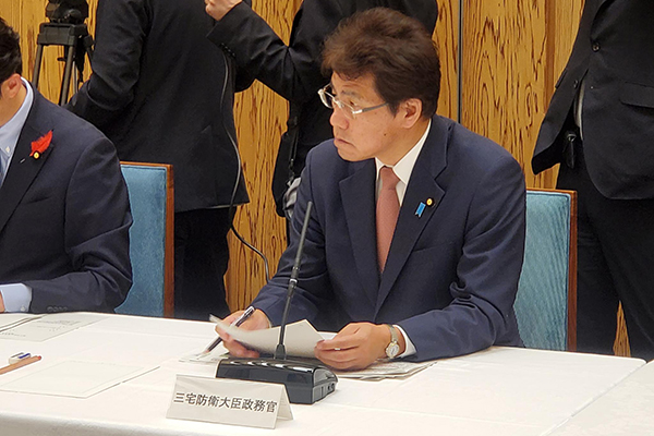 第１９回  国土強靱化推進本部への出席