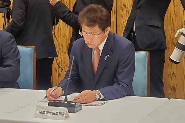 第１９回  国土強靱化推進本部への出席