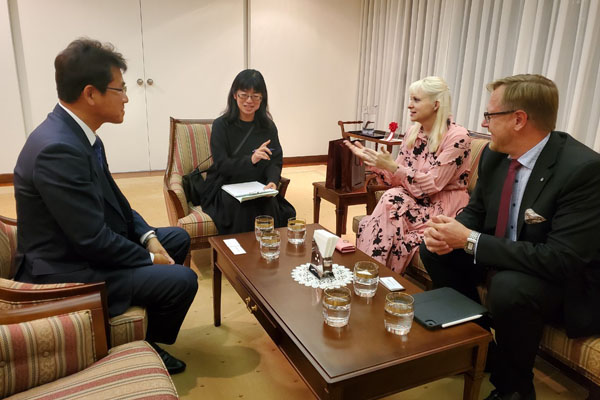 チェコ建国記念日レセプションへの出席